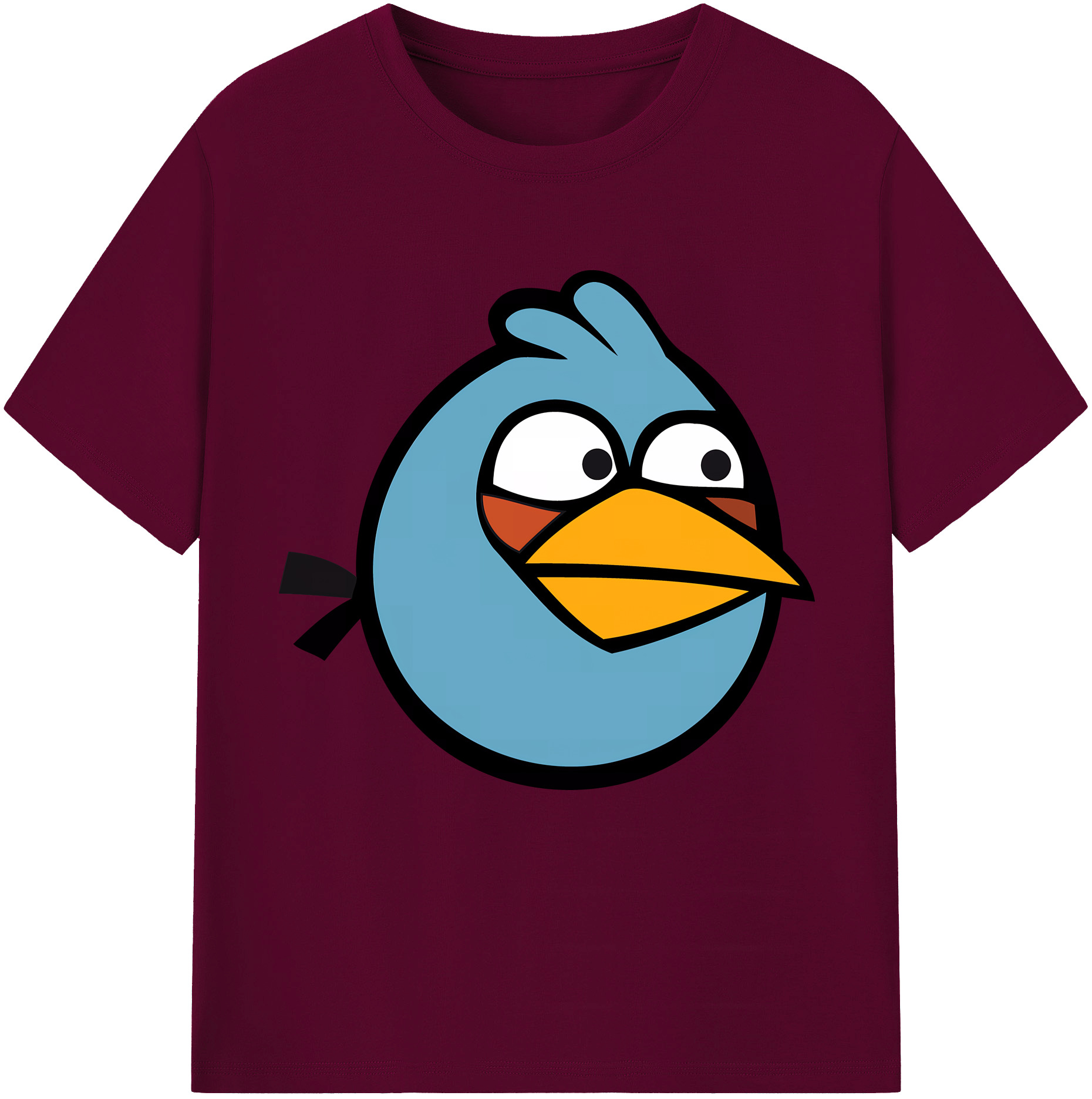 （画像用） Angry Birds アングリーバード レディースカジュアルプリントTシャツ（綿100％）